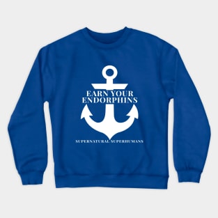 SNSHwhite Crewneck Sweatshirt